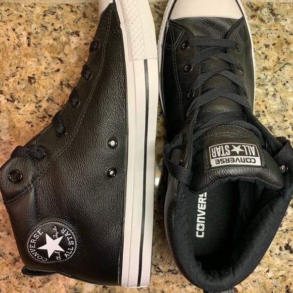Converse Mens Black/White Size 11 - Picture 4 of 7